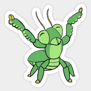 Cute Mantis Friend! Sticker